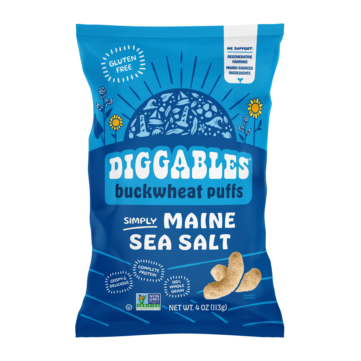Simply Maine Sea Salt Buckwheat Puffs