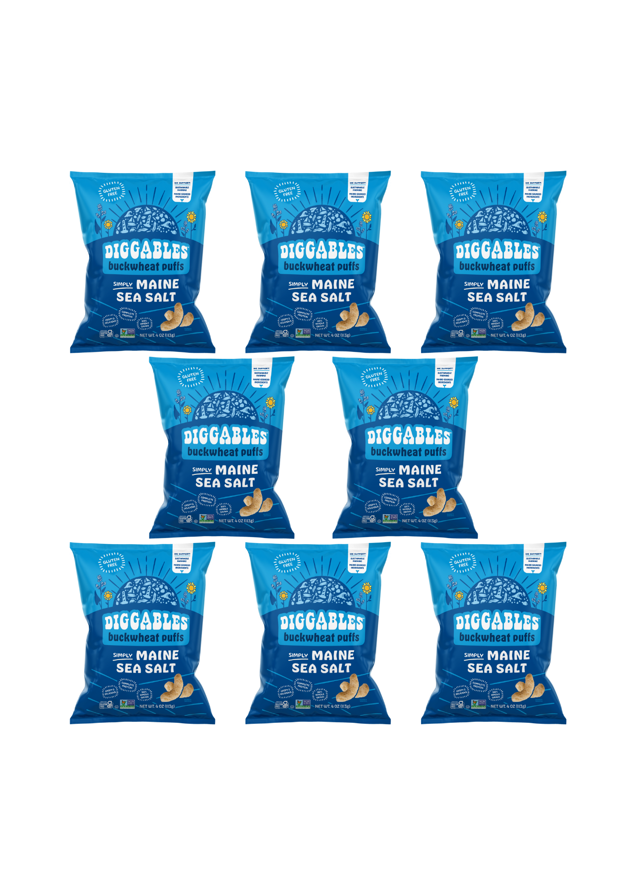 Diggables Sea Salt Buckwheat Puffs