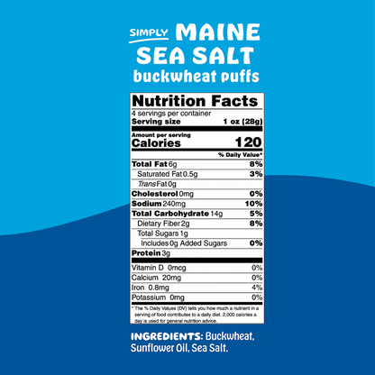 Simply Maine Sea Salt Buckwheat Puffs